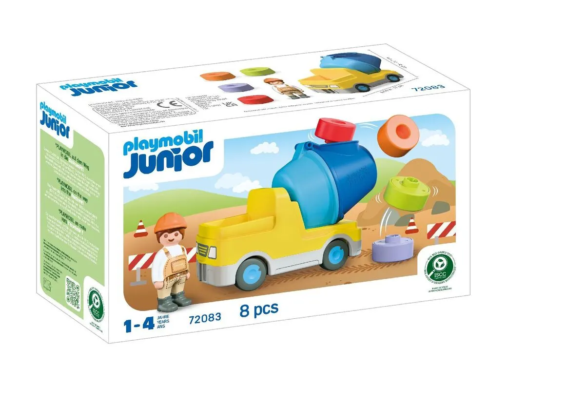 Playmobil JUNIOR: Betoniarka 72083  4008789720832