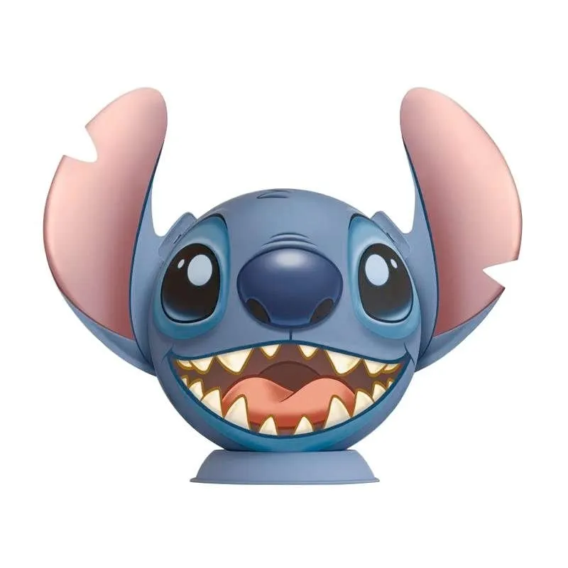 Ravensburger, Puzzle 3D Kula 72: Disney Stitch (11574) 4005556115747