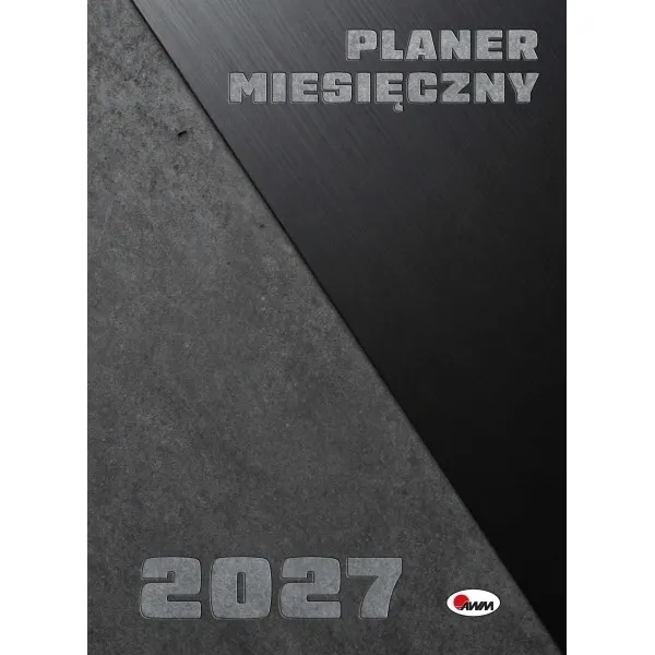KALENDARZ PLANER DUŻY MIESIĘCZNY 2 2027 A4  9788381817431