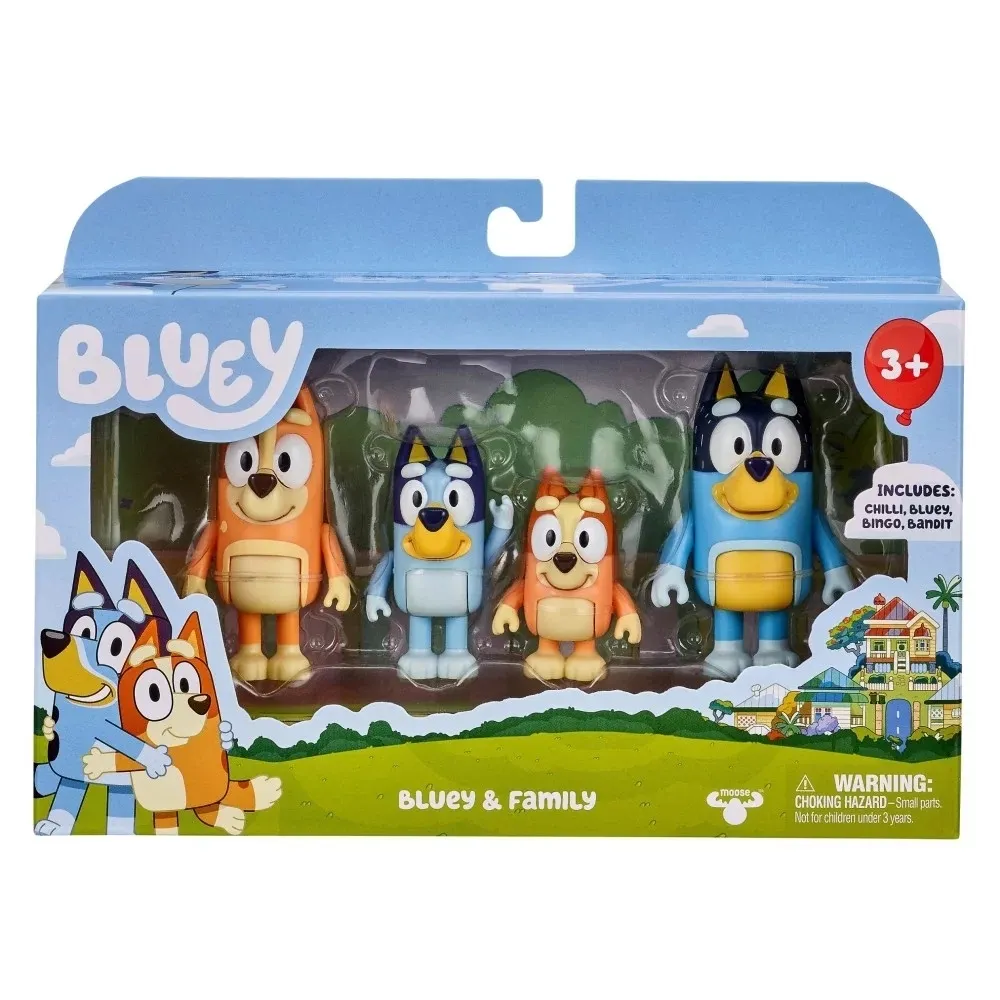 Bluey - Figurki Rodzinka, 4 szt. (BLU13009)  630996130094