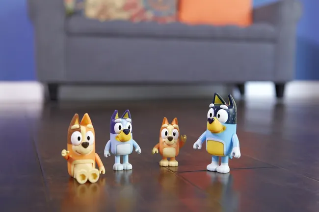 Bluey - Figurki Rodzinka, 4 szt. (BLU13009) 630996130094