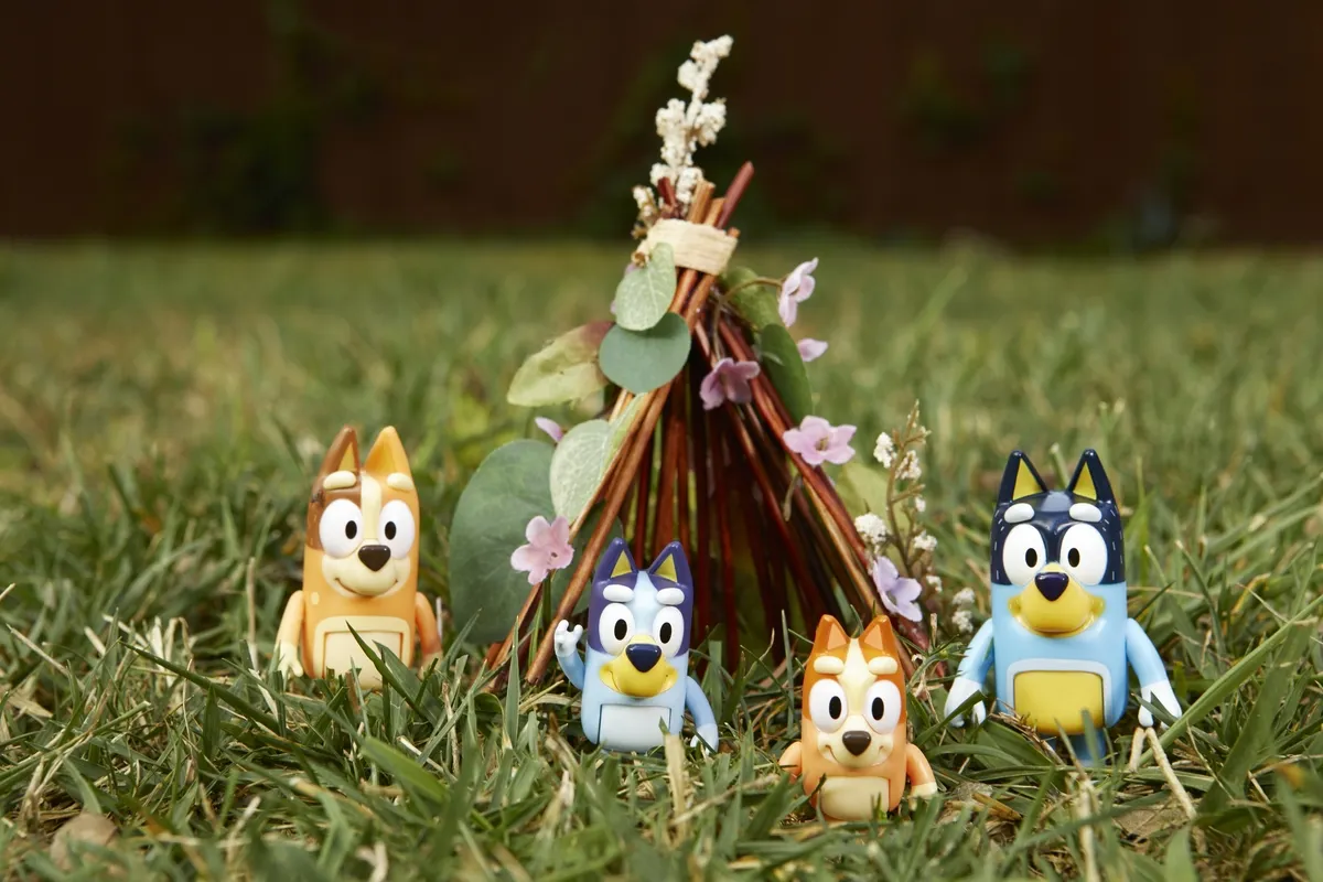 Bluey - Figurki Rodzinka, 4 szt. (BLU13009) 630996130094