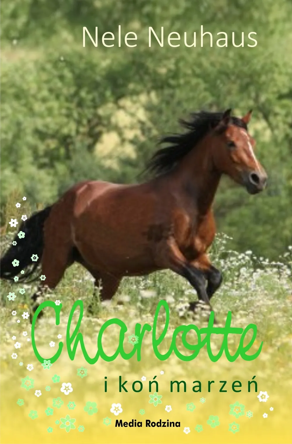 Okładka:Charlotte i koń marzeń. Seria Charlotte. Tom 1 