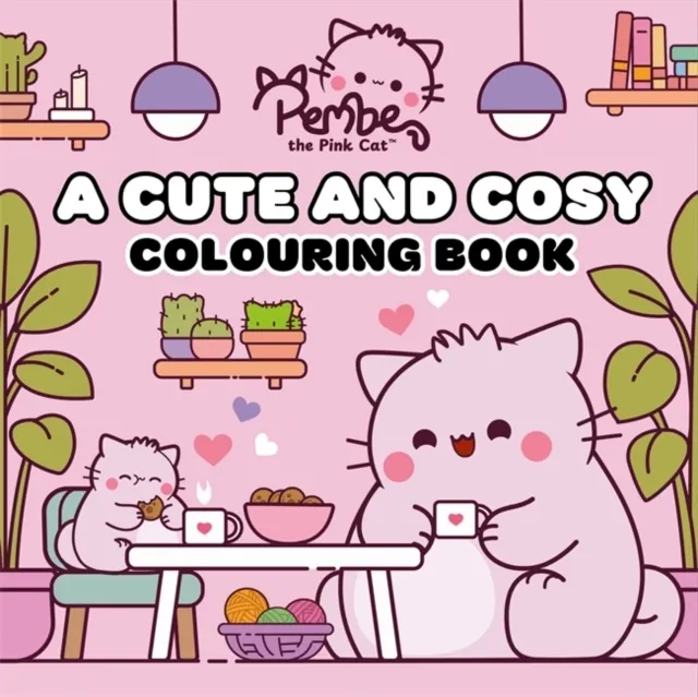 Pembe the Pink Cat: A Cute and Cosy Colouring Book  9781835878996