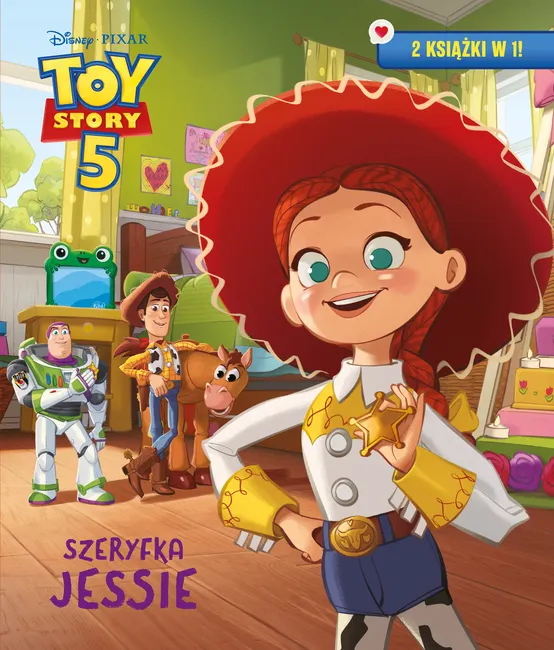 Szeryfka Jessie. Zastępca szeryfa Buzz. 2 opowieści w 1 książce! Disney Pixar Toy Story 5 9788384244388