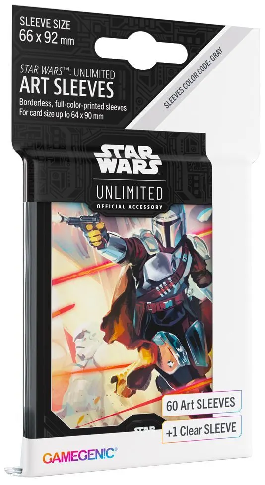 Gamegenic: Star Wars Unlimited - Art Sleeves - Mandalorian koszulki na karty 60 szt  4251715415337