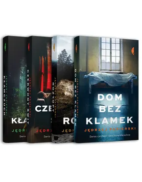 Pakiet: Jędrzej Pasierski - Seria Nina Warwiłow. Tomy 1-4: Dom bez klamek / Roztopy / Czerwony świt / Kłamczuch 9788383964188