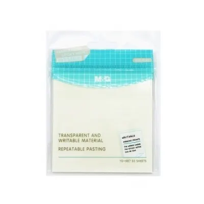 Karteczki samoprzylepne transparent 50K 76x76 M&G 6941600164454