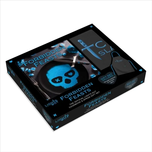 Forbidden Feasts: The Official Lights Out Cookbook and Apron Gift Set  9798337405483