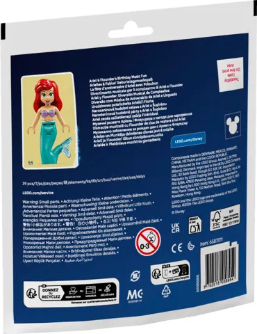 LEGO Disney Princess urodzinowa potańcówka Arielki i Florka 30720 5702018058954