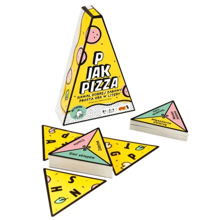 karciana gra logiczna P for PIZZA  EP60781 5905896607812