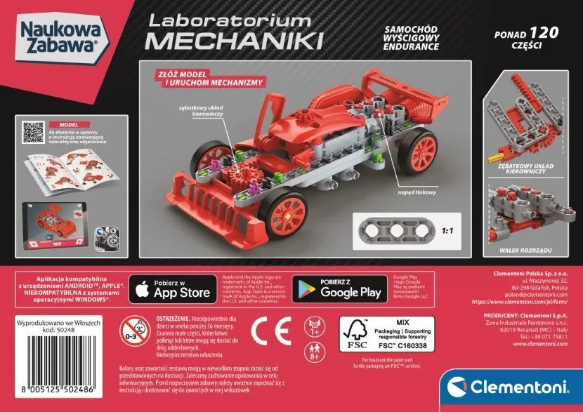Laboratorium Mechaniki - Samochód wyścig endurance 8005125502486