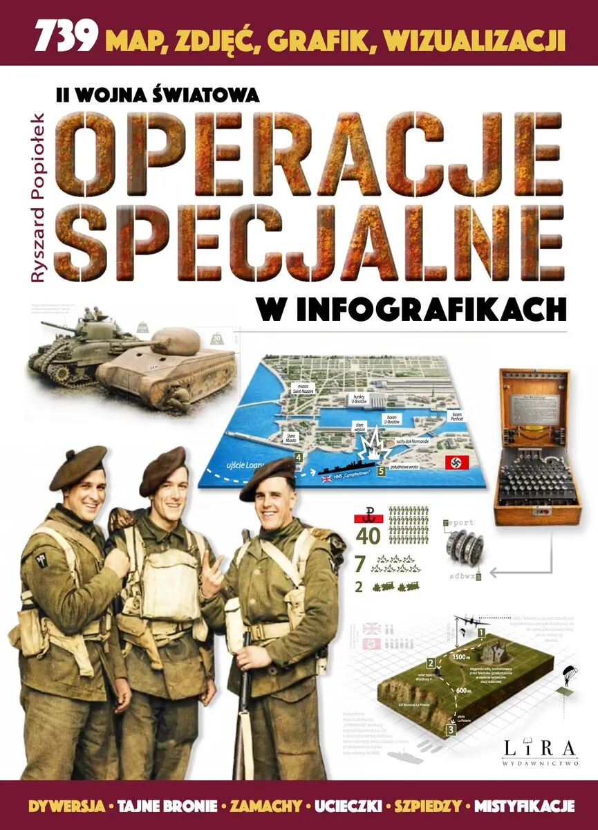 II wojna światowa. Operacje specjalne w infografikach  9788368987010