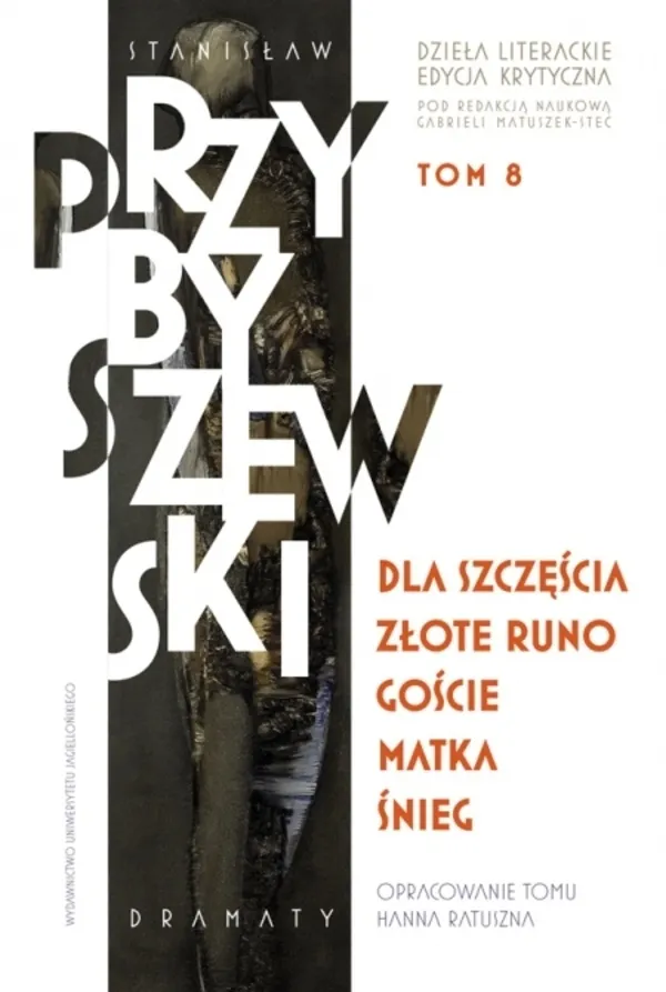 Dla szczęścia. Złote runo. Goście. Matka. Śnieg. Dzieła literackie. Edycja krytyczna. Tom 8.  9788323351382