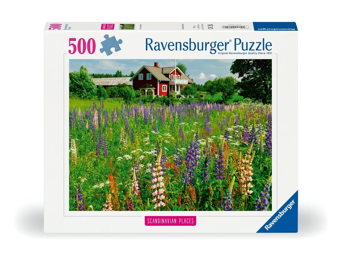 Puzzle 500 Łąka w Szwecji  4005555008446