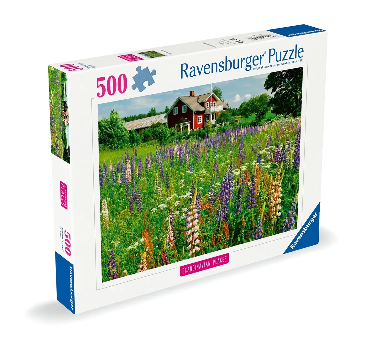 Puzzle 500 Łąka w Szwecji 4005555008446