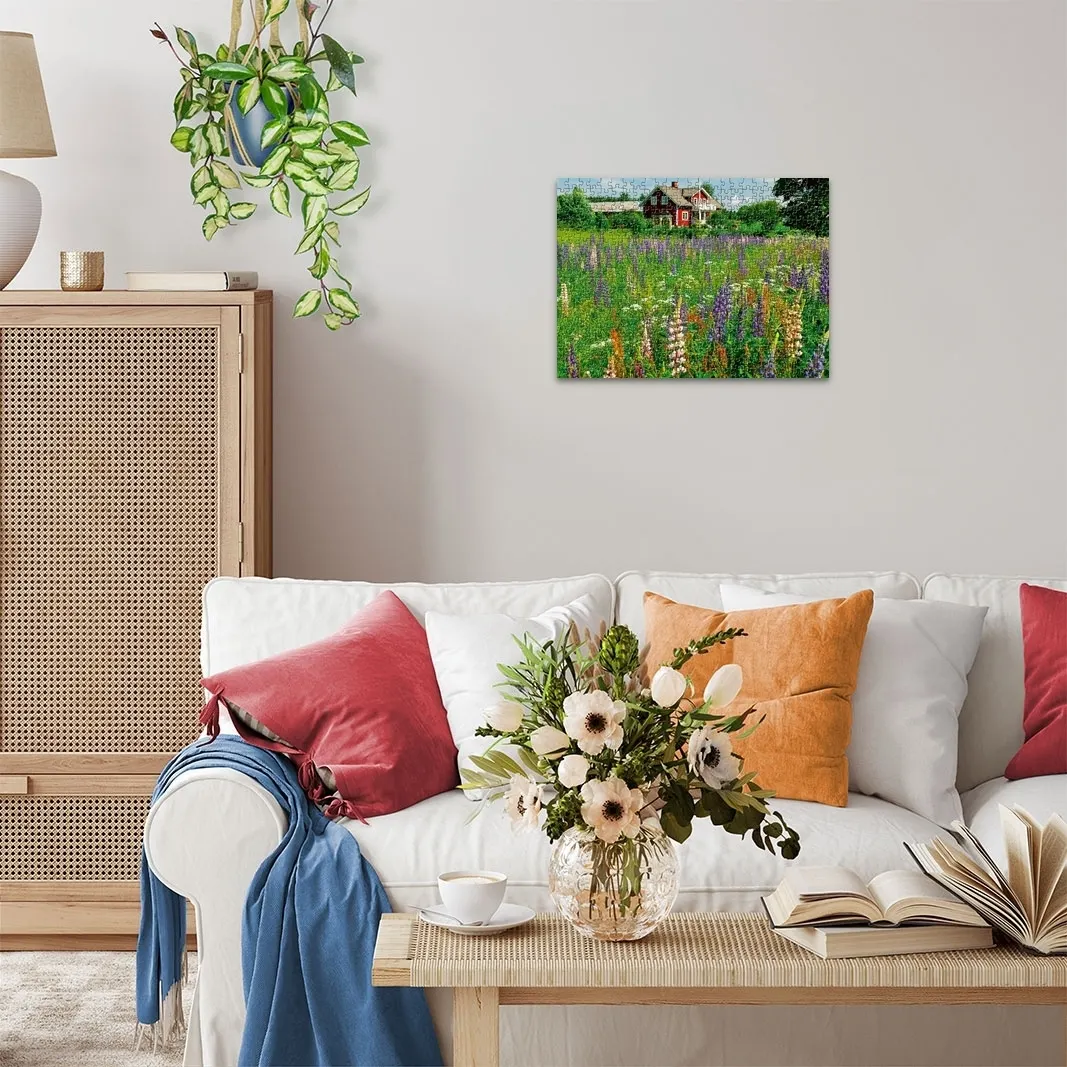 Puzzle 500 Łąka w Szwecji 4005555008446
