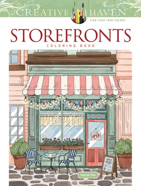 Creative Haven Storefronts Coloring Book 9780486855837