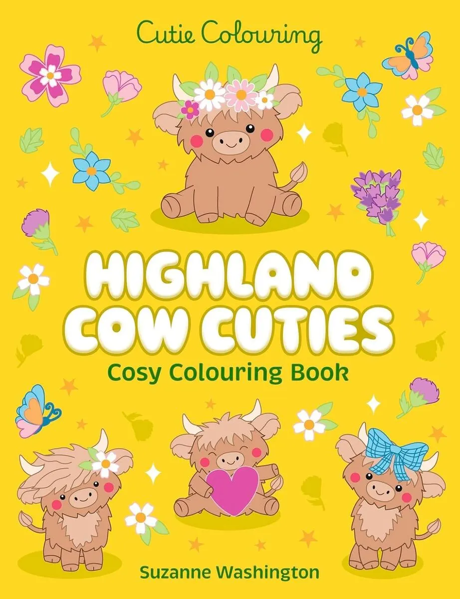 Highland Cow Cuties Colouring Book  9780702350177