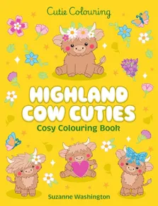 Highland Cow Cuties Colouring Book