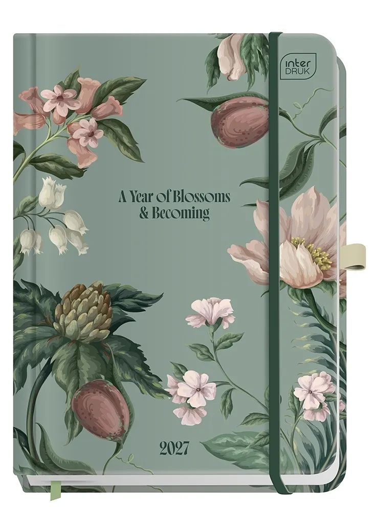 Kalendarz książkowy A5/192k Mat+UV - Wild Flowers 5902277396822