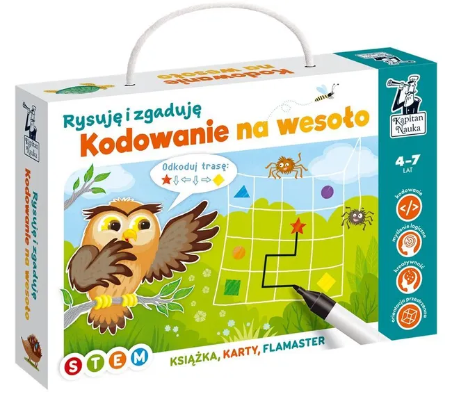 Kapitan Nauka. Kodowanie na wesoło. Rysuję... 9788367219525