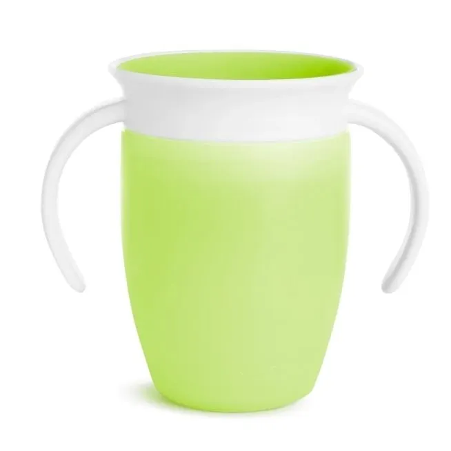 Kubek treningowy z uchwytami Munchkin Miracle 360° 207ml zielony  5019090124430