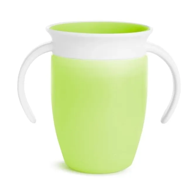 Kubek treningowy z uchwytami Munchkin Miracle 360° 207ml zielony 5019090124430