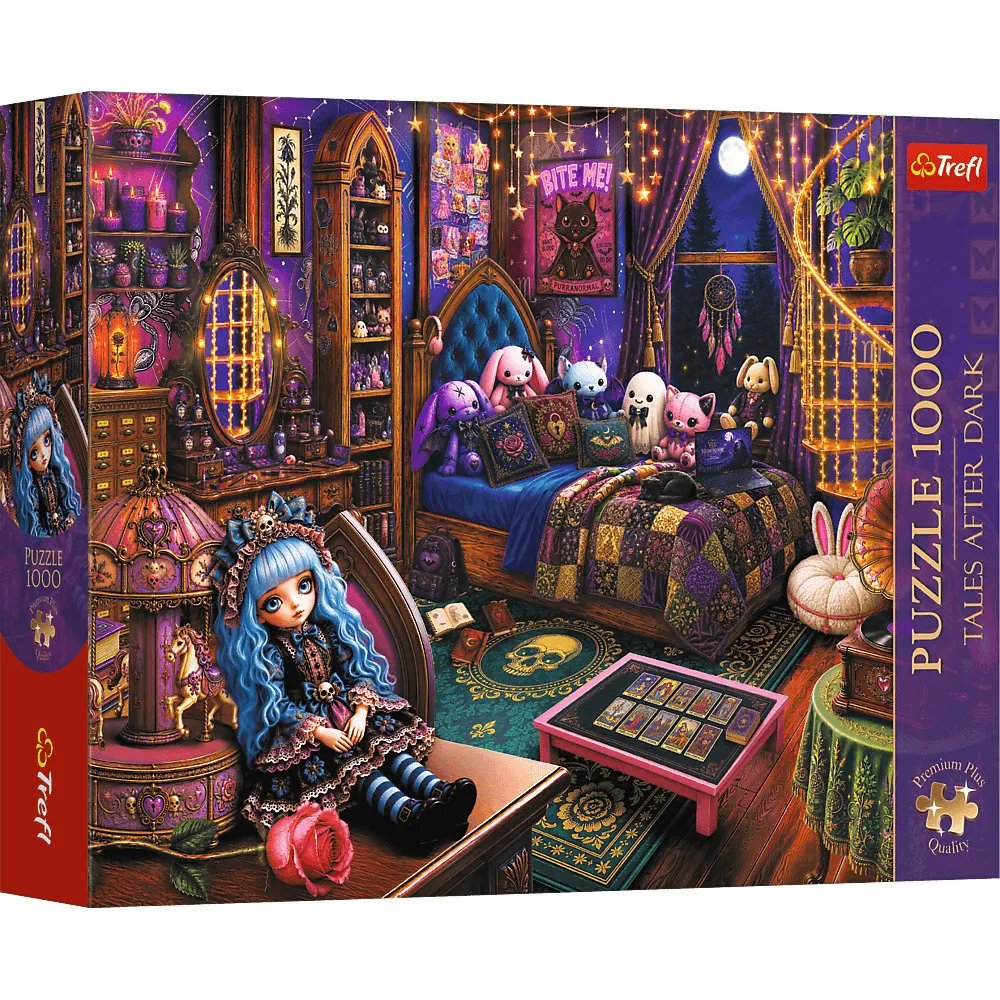 Puzzle 1000 Trefl Premium Plus Tales After Dark Gotycka lalka 12165  5900511121650