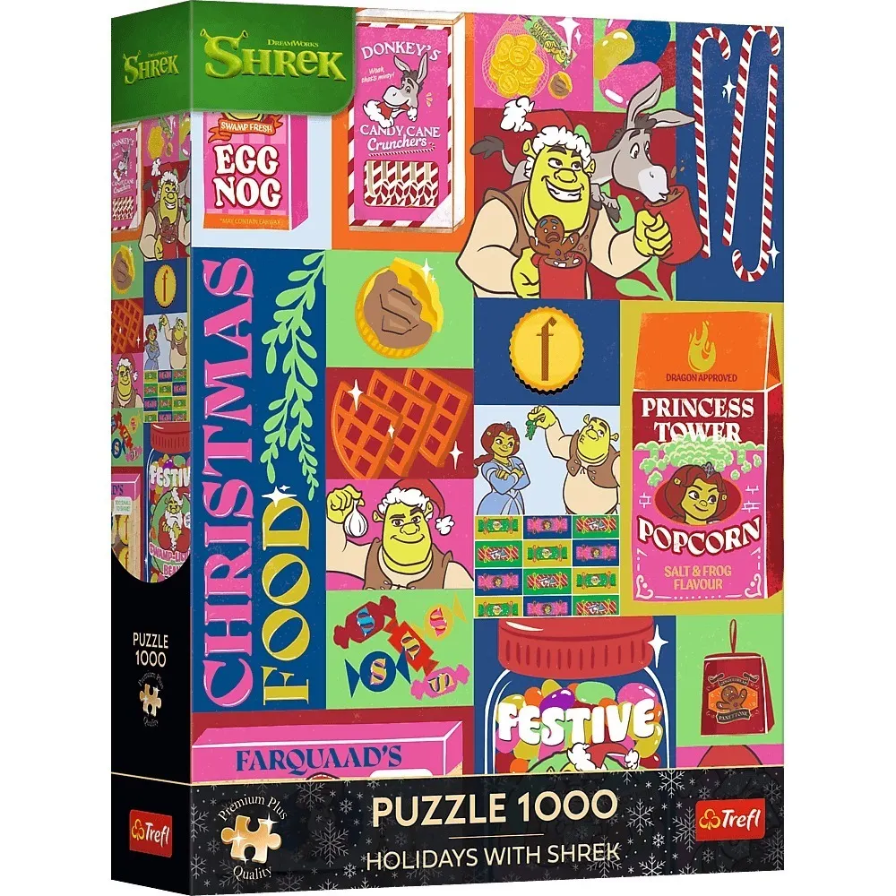 Puzzle Premium Plus Quality 1000 el. Święta ze Shrekiem 12166  5900511121667