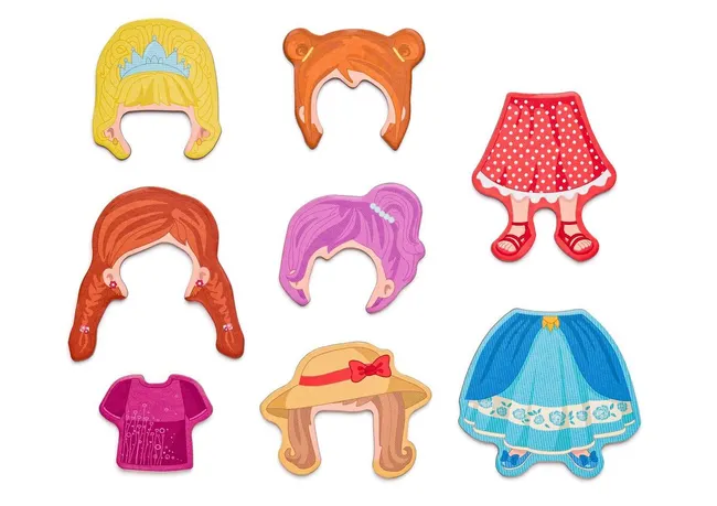 Magnetyczny zestaw – Salon mody, 39 elementów 92151 8591864921515