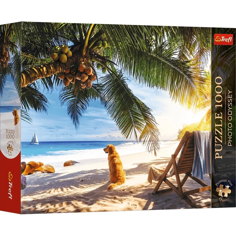 Puzzle Premium Plus Quality 1000 el. Photo Odyssey Relaks na plaży Seszele 12173  5900511121735
