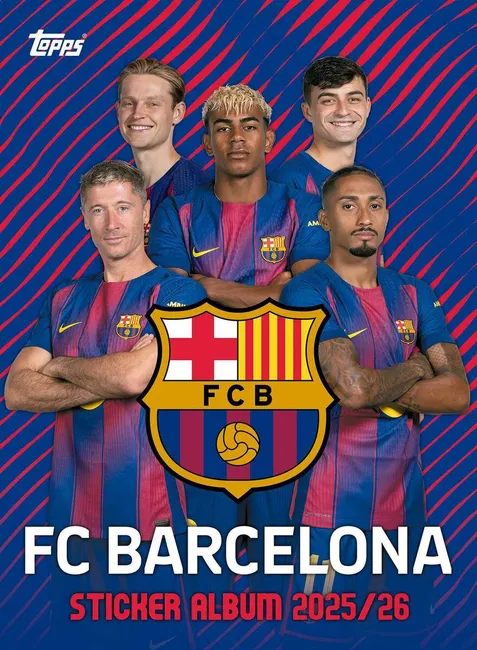 Album z naklejkami FC Barcelona Sticker album 2025/26 5053307078710