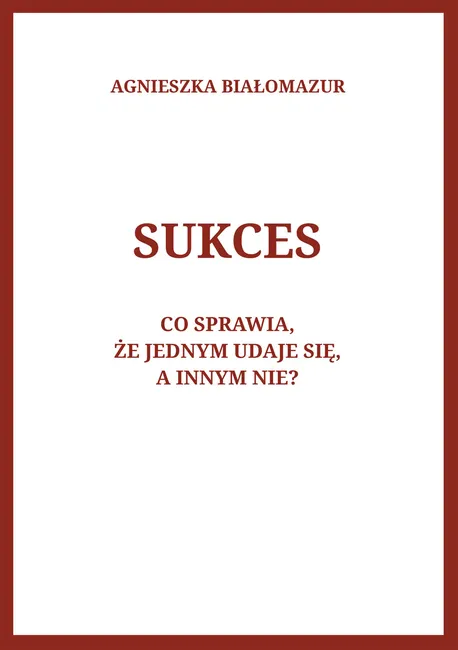 Sukces. Co sprawia, że jednym udaje się, a innym nie? 9788365848406