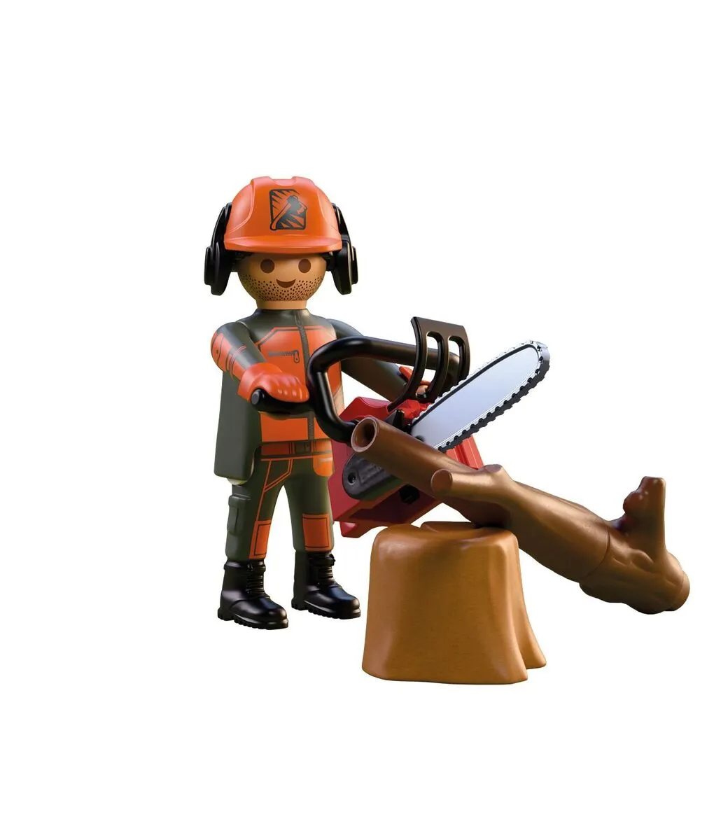 Playmobil Pracownik leśny z&nbsp;piłą łańcuchową 72150 4008789721501