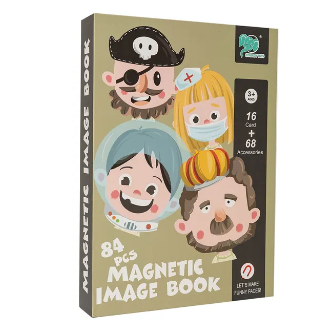 Magnetyczna układanka Śmieszne Buźki 5904109912040