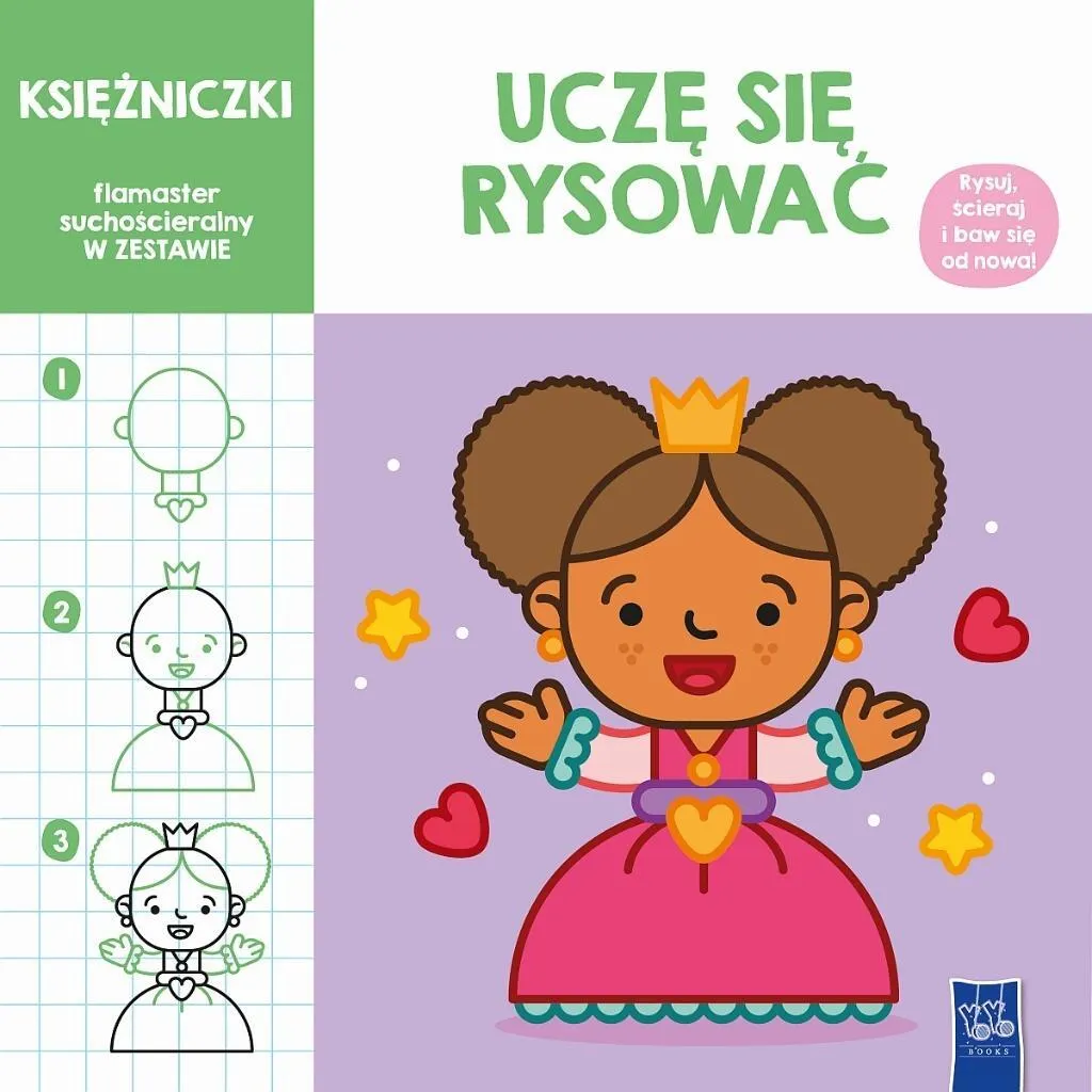 Uczę się rysować. Księżniczki  9789465053592