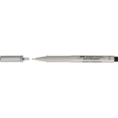 Cienkopis kreślarski Faber-Castell Ecco Pigment 0,4mm - czarny (166499) 4005401664994