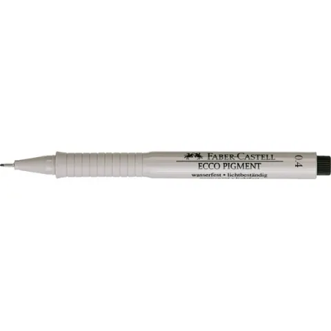 Cienkopis kreślarski Faber-Castell Ecco Pigment 0,4mm - czarny (166499) 4005401664994