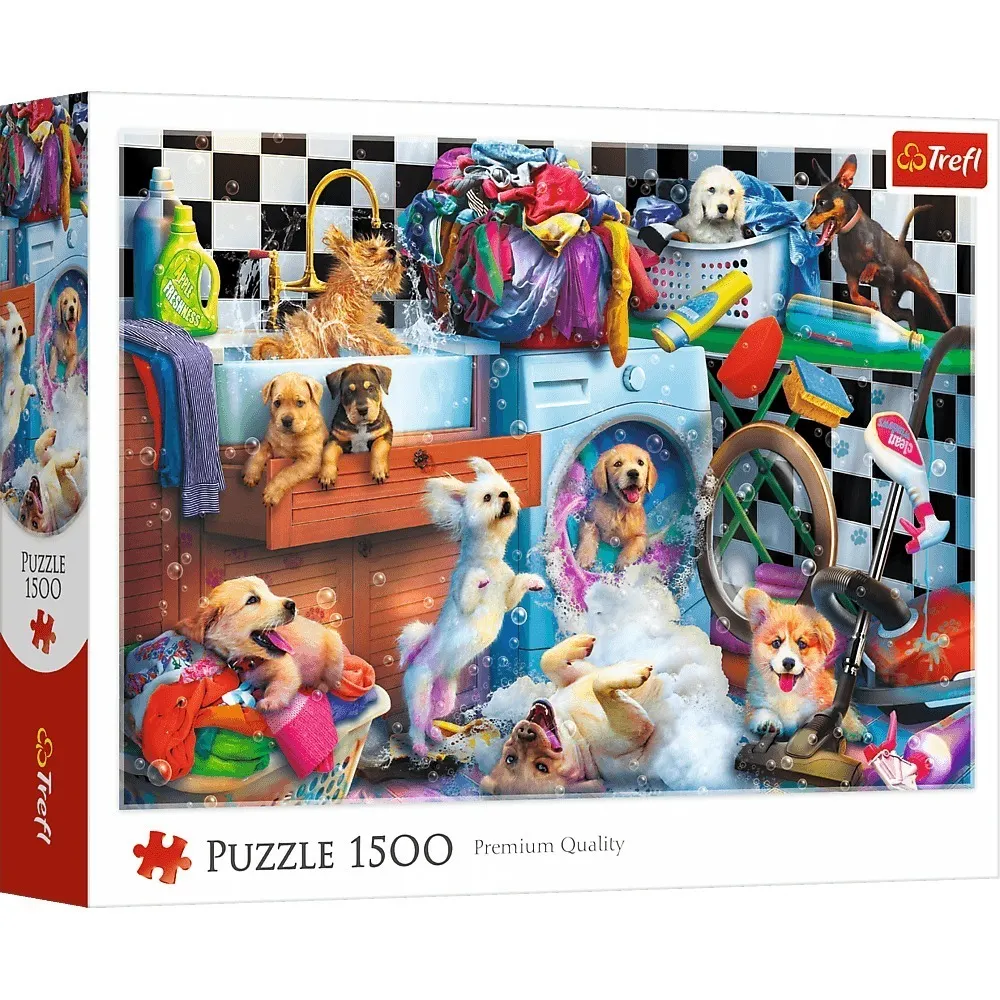 Puzzle 1500 el. Psie szaleństwo 26223  5900511262230