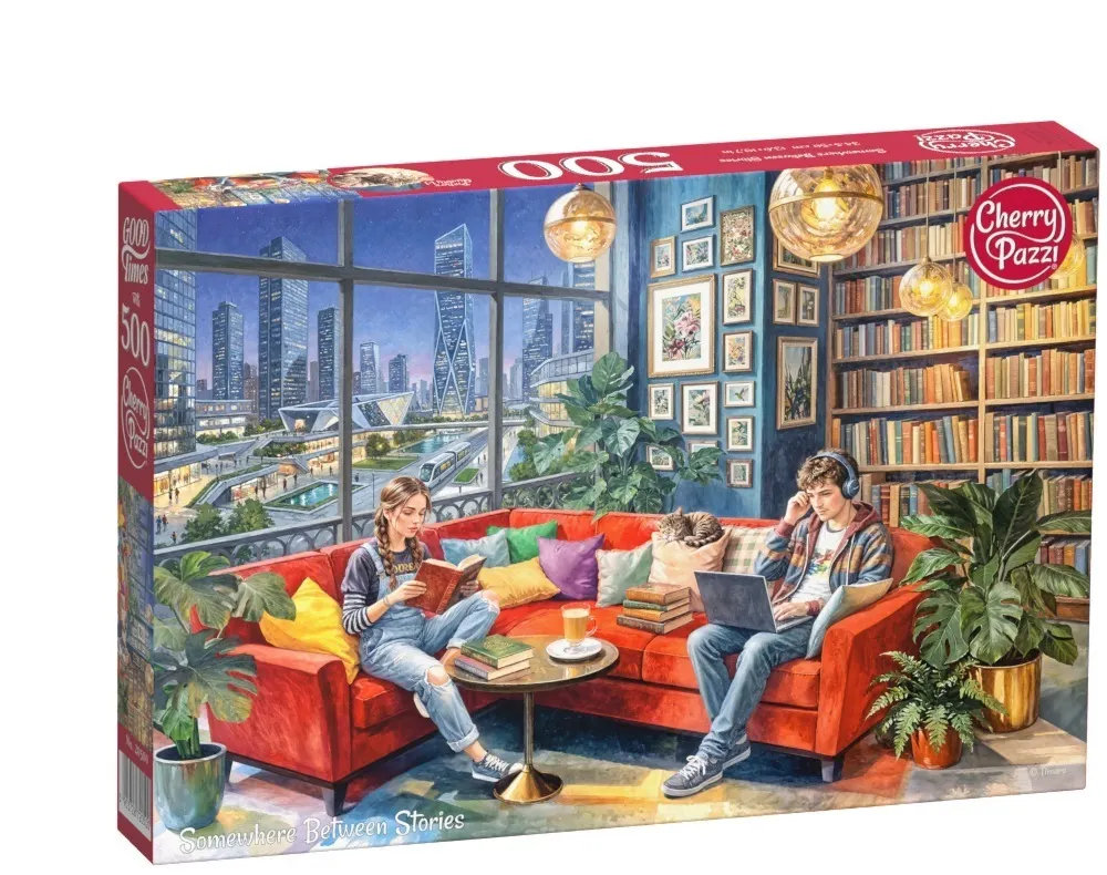 Puzzle 500 CherryPazzi Somewhere Between Stories 20500  5903728720500