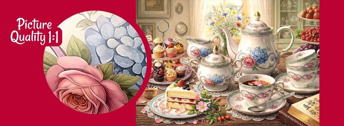 Puzzle 1000 CherryPazzi Tea at the Quiet Hour 31704 5903728731704