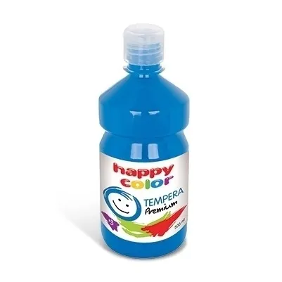 Farba tempera 500 ml - niebieska (208436)  5905130107269