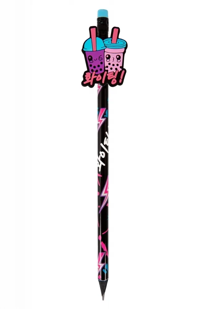 Coolpack, Ołówki z gumową nakładką - K-Pop Dark, 2 szt 5907360027621