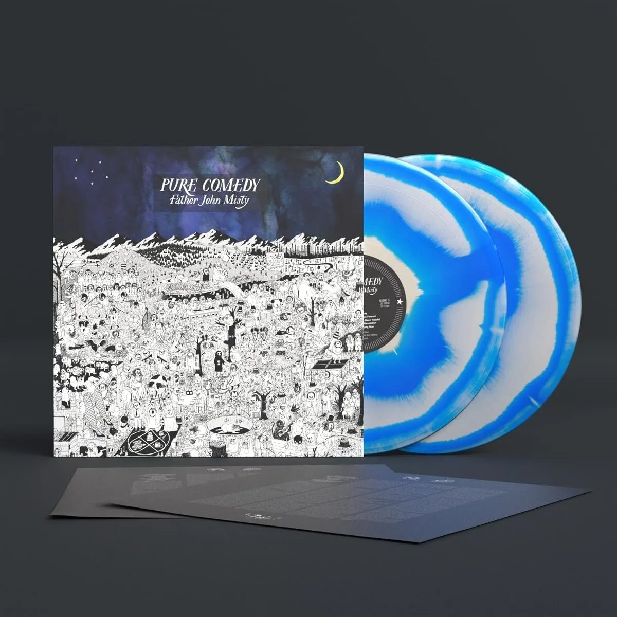 Pure Comedy (Blue White 2 Vinyl)  098787120059