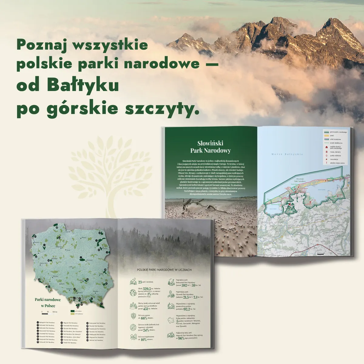 Polskie parki narodowe. 23 oblicza natury 9788383178226