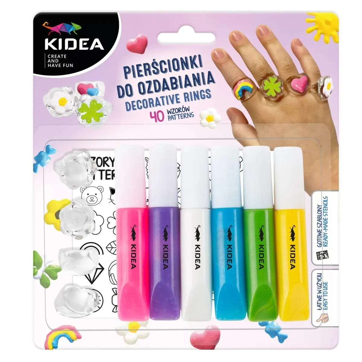 Pierścionki do ozdabiania Kidea  5906601708343