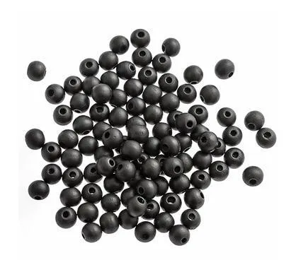 Koraliki drewniane 10mm 100szt matowa czerń  5907589901726