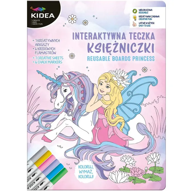 Interaktywna teczka księżniczki Kidea 5906601708442