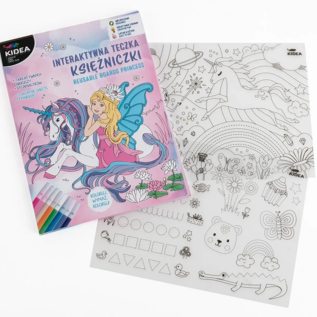 Interaktywna teczka księżniczki Kidea 5906601708442
